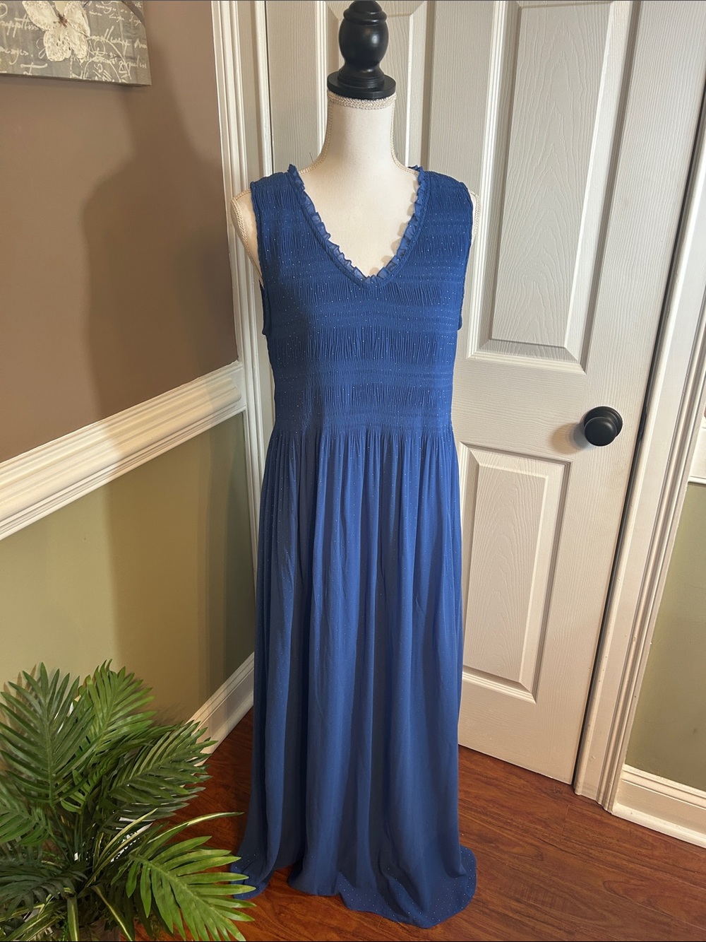 Sunny Leigh sleeveless maxi dress size XL